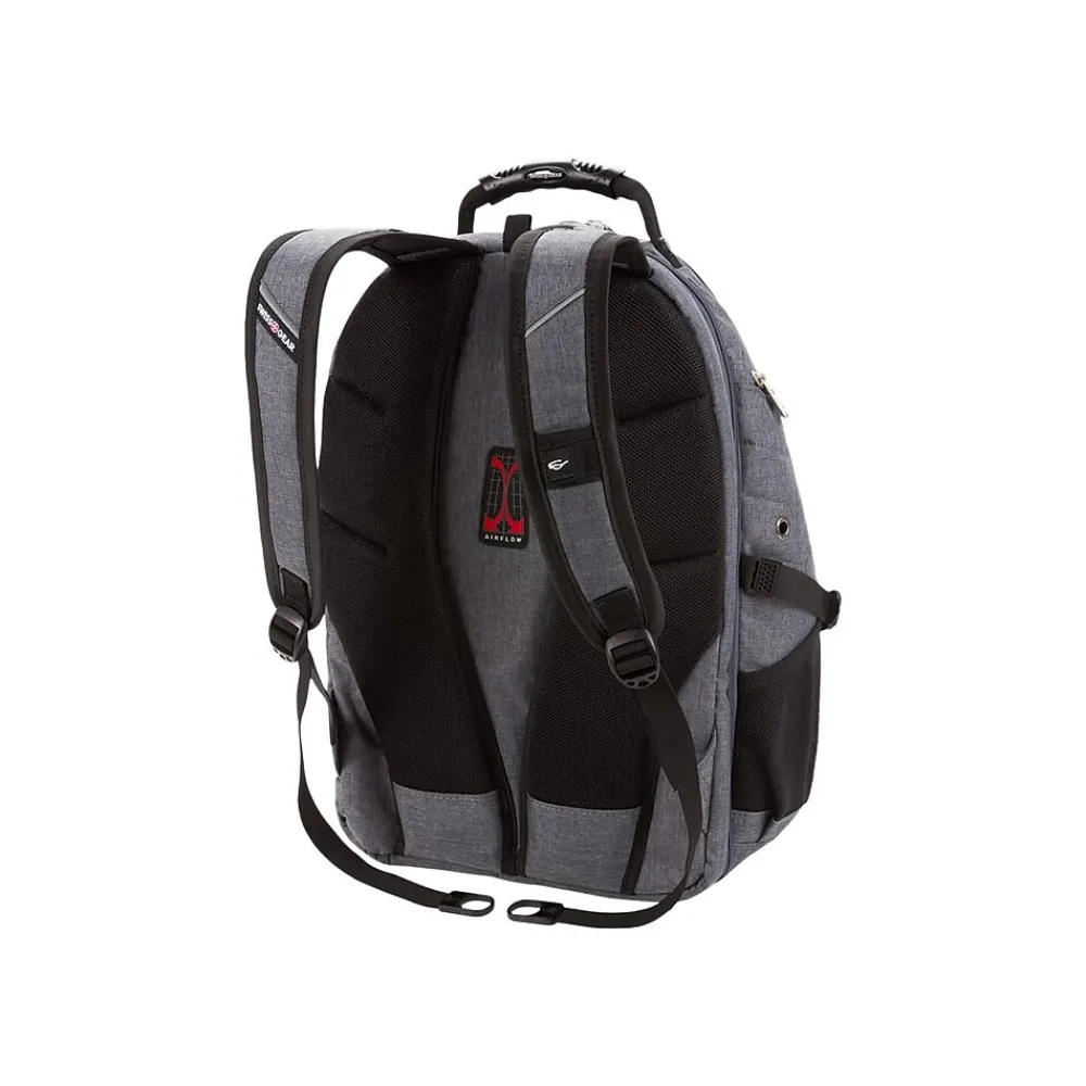SWISSGEAR ScanSmart Laptop Backpack, Gray Heather Fabric (5977404420)