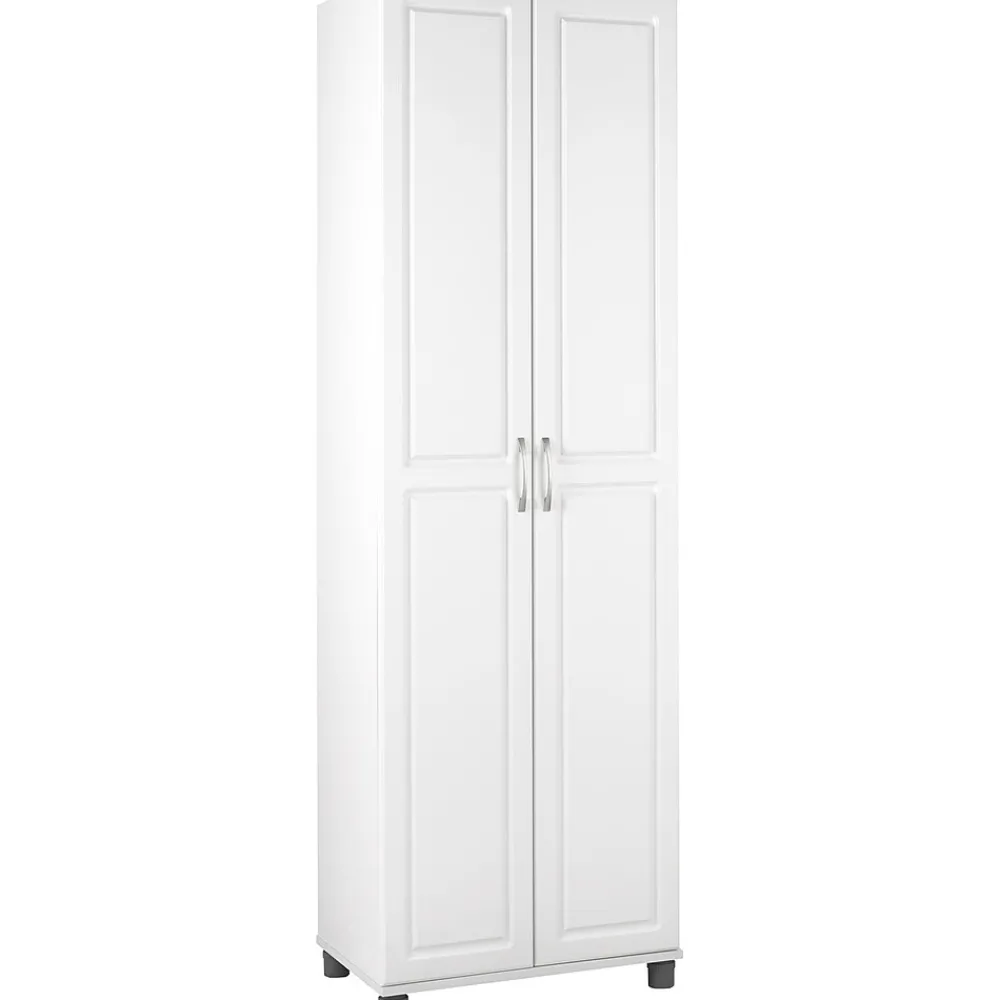 Storage Cabinets*System Build SystemBuild Kendall 24" Utility Storage Cabinet, White (7362401PCOM)