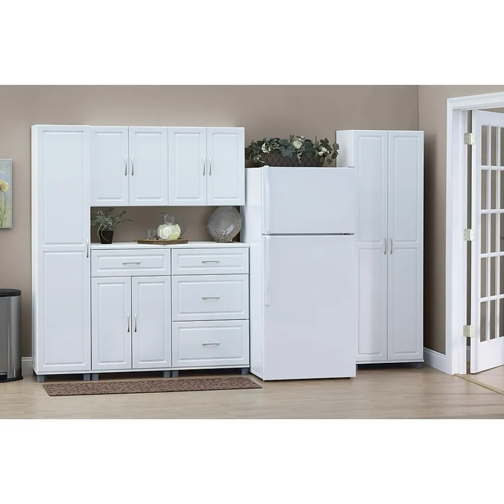 Storage Cabinets*System Build SystemBuild Kendall 24" Utility Storage Cabinet, White (7362401PCOM)