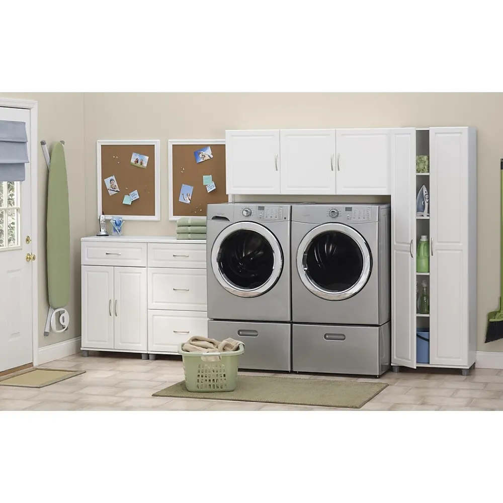 Storage Cabinets*System Build SystemBuild Kendall 24" Utility Storage Cabinet, White (7362401PCOM)