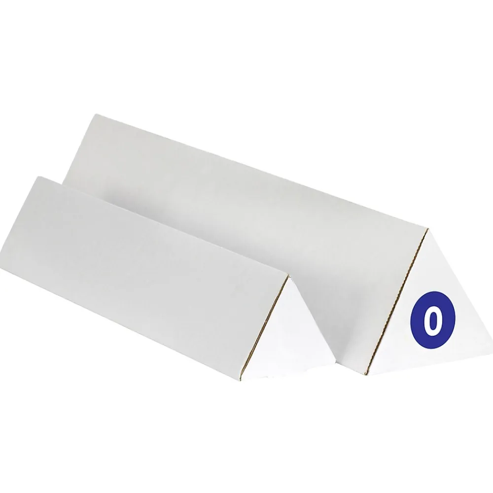 Labels|Tape Logic 1" Circle "0" Number Label, Dark Blue, 500/Roll