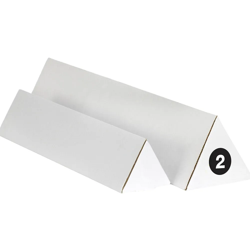 Labels|Tape Logic 1" Circle "2" Number Label, Black, 500/Roll