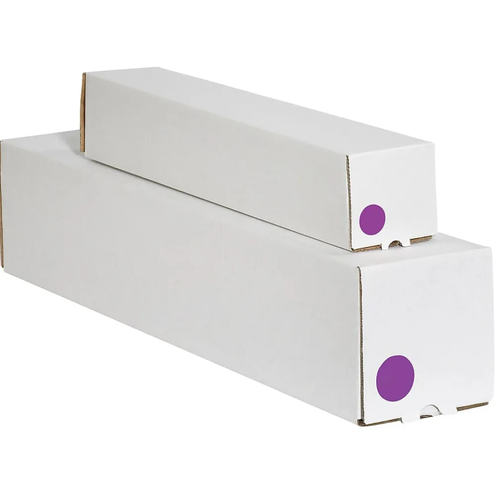 Labels|Tape Logic 4" Circle Inventory Circle Label, Purple, 500/Roll