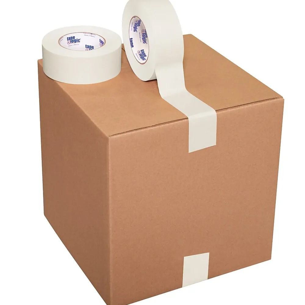Tape Logic ® #5400 Flatback Tape, 3" x 60 yds., Natural White, 6/Case (T94854006PK)