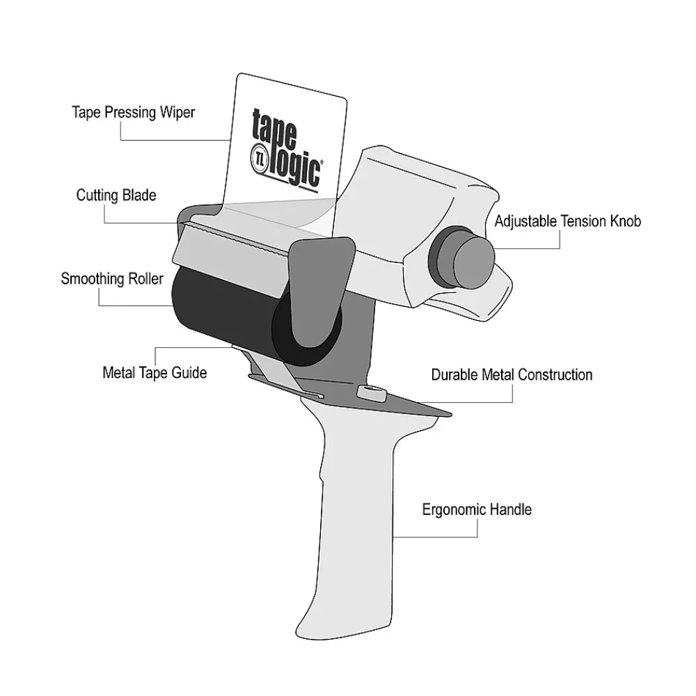 Tape Logic 2" Heavy-Duty Carton Sealing Tape Dispenser (TDHD2)