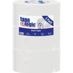 Clearance Tape Logic â„¢ 10 mil Duct Tape, 3" x 60 yds, White, 3/Pack