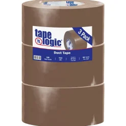 Clearance Tape Logic â„¢ 10 mil Duct Tape, 3" x 60 yds, Brown, 3/Carton