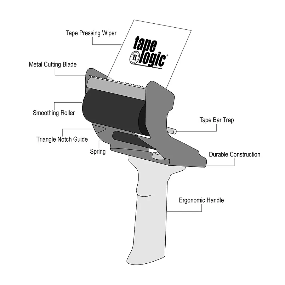 Clearance Tape Logic ™ 2" Mouse Trap Carton Sealing Tape Dispenser (TDEC2)