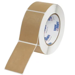 Clearance Tape Logic Block Out Labels, 4" x 6", Kraft, 500/Roll (DL1384K)