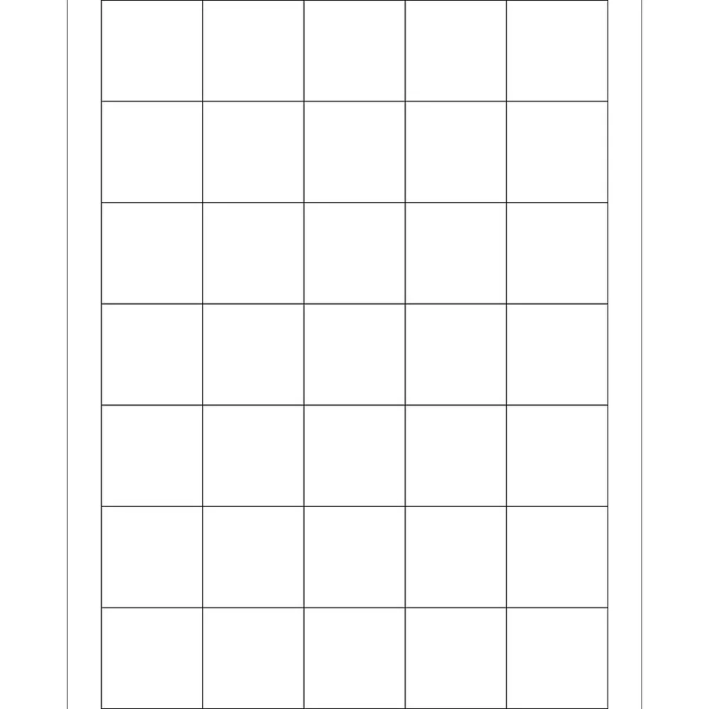 Online Tape Logic Laser Labels, Rectangle, 1 1/2" x 1 1/2", White, 3500/Carton (LL108)