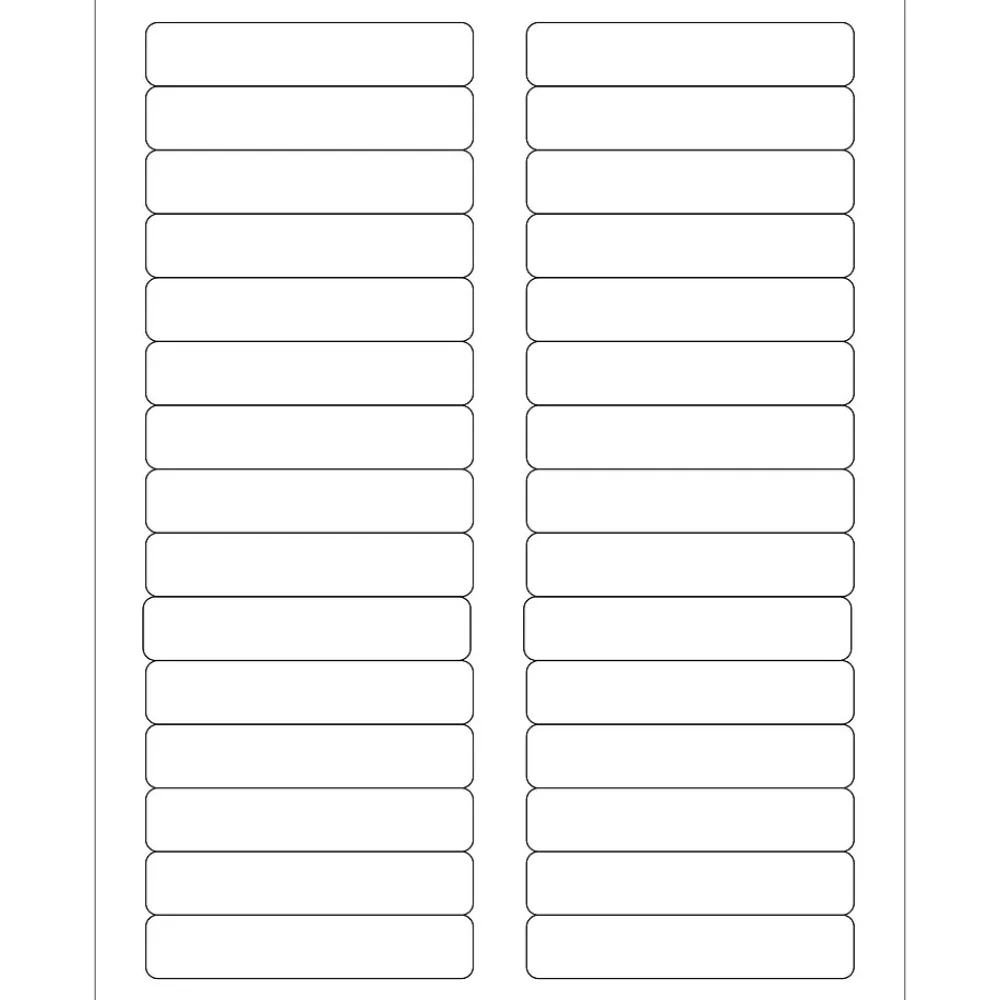 Outlet Tape Logic ® Laser Labels, Rectangle, 3 7/16" x 2/3", White, 3000/Case (LL120)