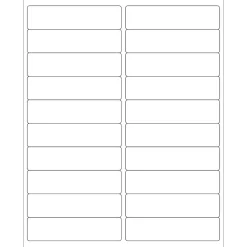 New Tape Logic ® Laser Labels, Rectangle, 4" x 1", White, 2000/Case (LL121)