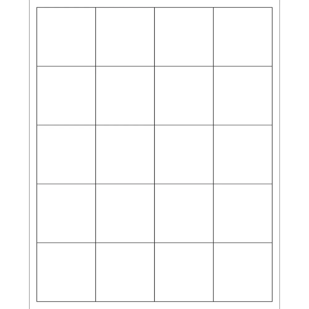 Sale Tape Logic ® Laser Labels, Rectangle, 2" x 2", White, 2000/Case (LL111)