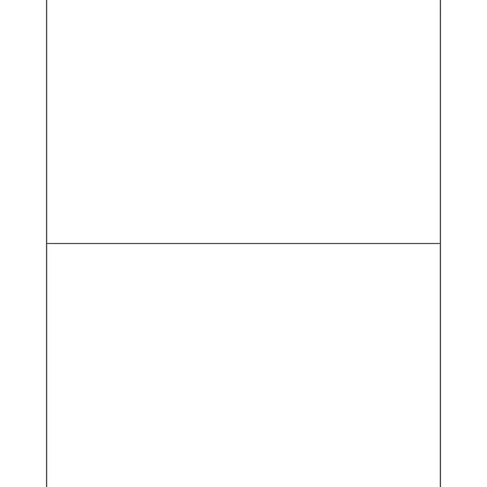Clearance Tape Logic ® Laser Labels, Rectangle, 8 1/2" x 5 1/2", White, 200/Case (LL135)