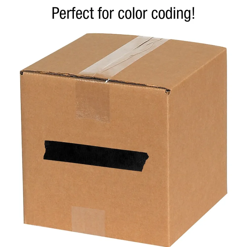 Sale Tape Logic Masking Tape, 0.25" x 60 yds., Black, 12/Carton (T93100312PKB)
