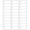 Online Tape Logic ® Rectangle Laser Labels, 2 5/8" x 1", Crystal Clear, 3000/Case (LL236CC)