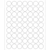 Clearance Tape Logic ® Removable Circle Laser Labels, 1", White, 6300/Case (LL295)