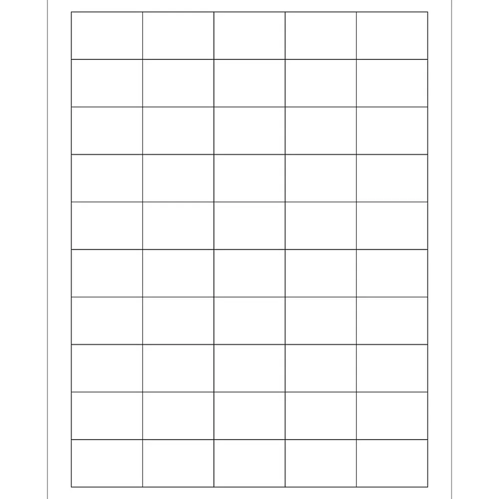Tape Logic ® Removable Rectangle Laser Labels, 1 1/2" x 1", White, 5000/Case (LL260)