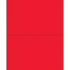 Labels|Tape Logic ® Removable Rectangle Laser Labels, 8 1/2" x 5 1/2", Fluorescent Red, 200/Case (LL415RD)