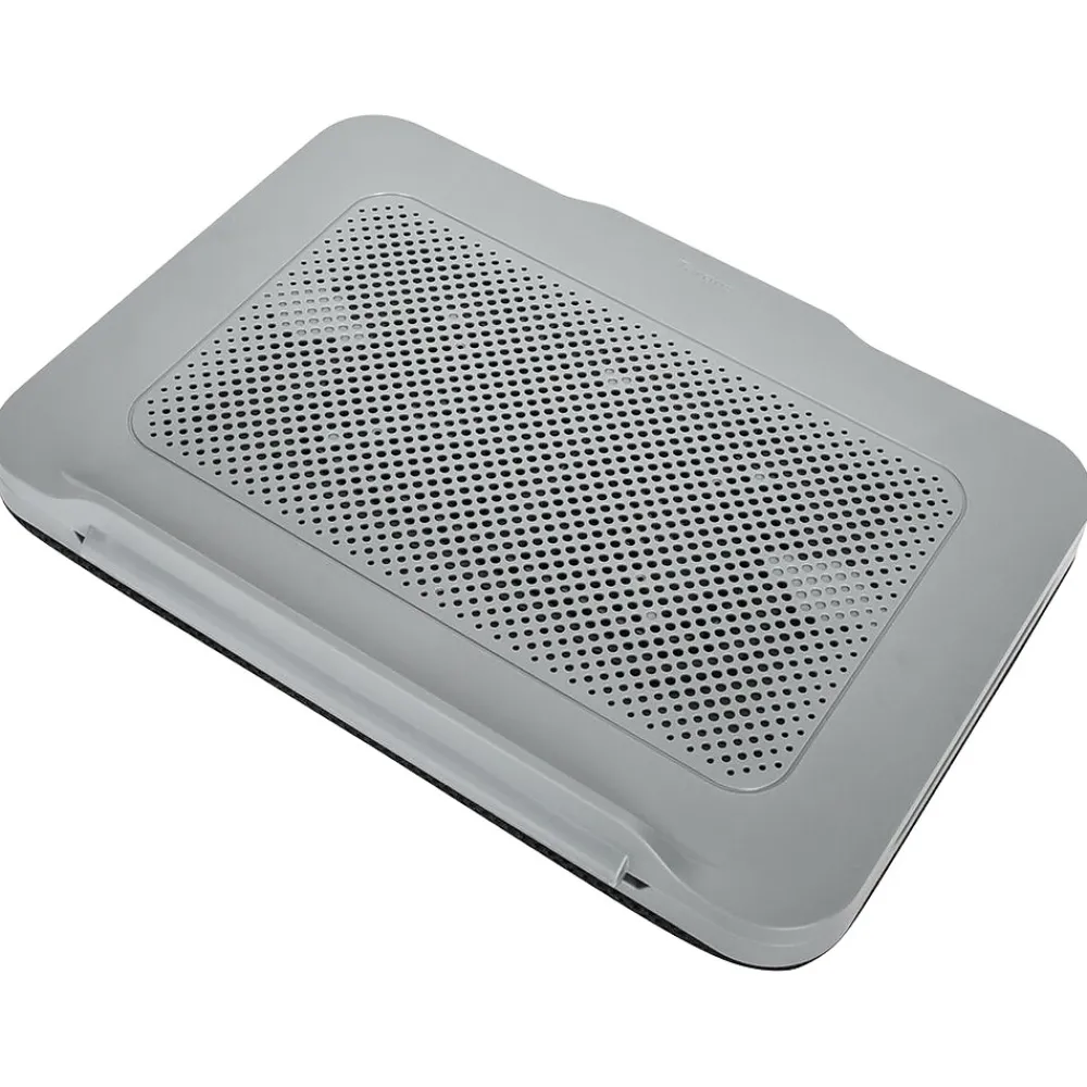 15.5" x 11.25" Dual-Fan Chill Mat with Adjustable Stand, Gray (AWE90GL)<Targus Outlet