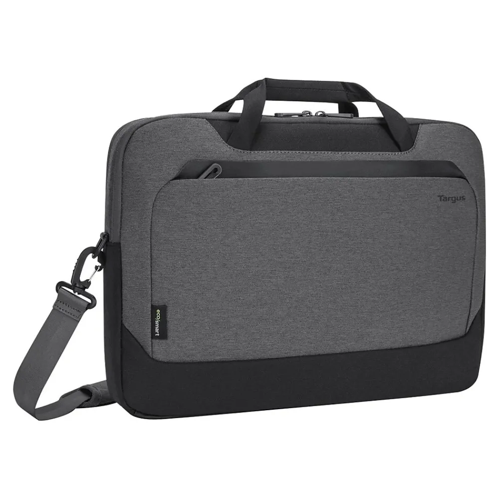 Cypress Laptop Briefcase, Light Gray Fabric (TBT92602GL)<Targus