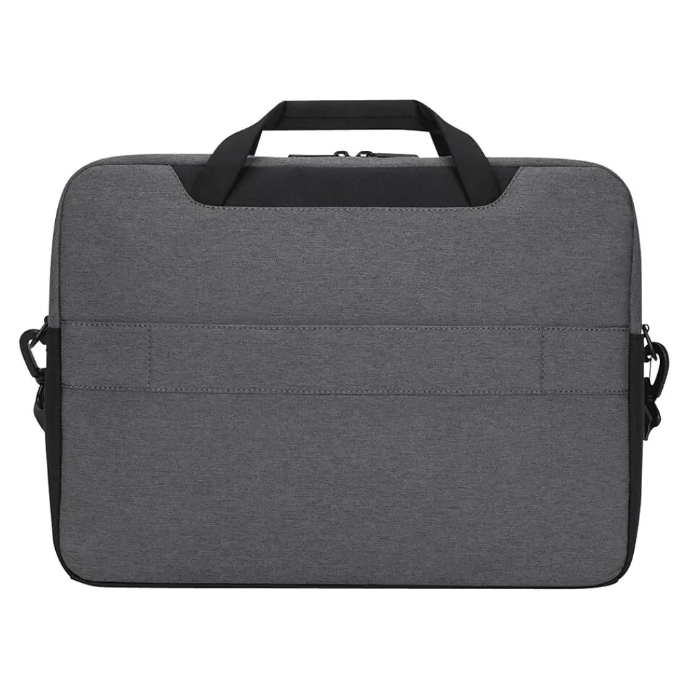 Cypress Laptop Briefcase, Light Gray Fabric (TBT92602GL)<Targus
