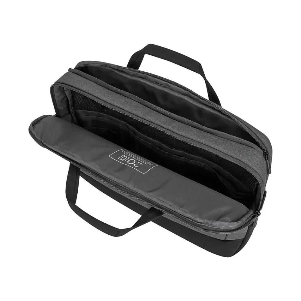 Cypress Laptop Briefcase, Light Gray Fabric (TBT92602GL)<Targus