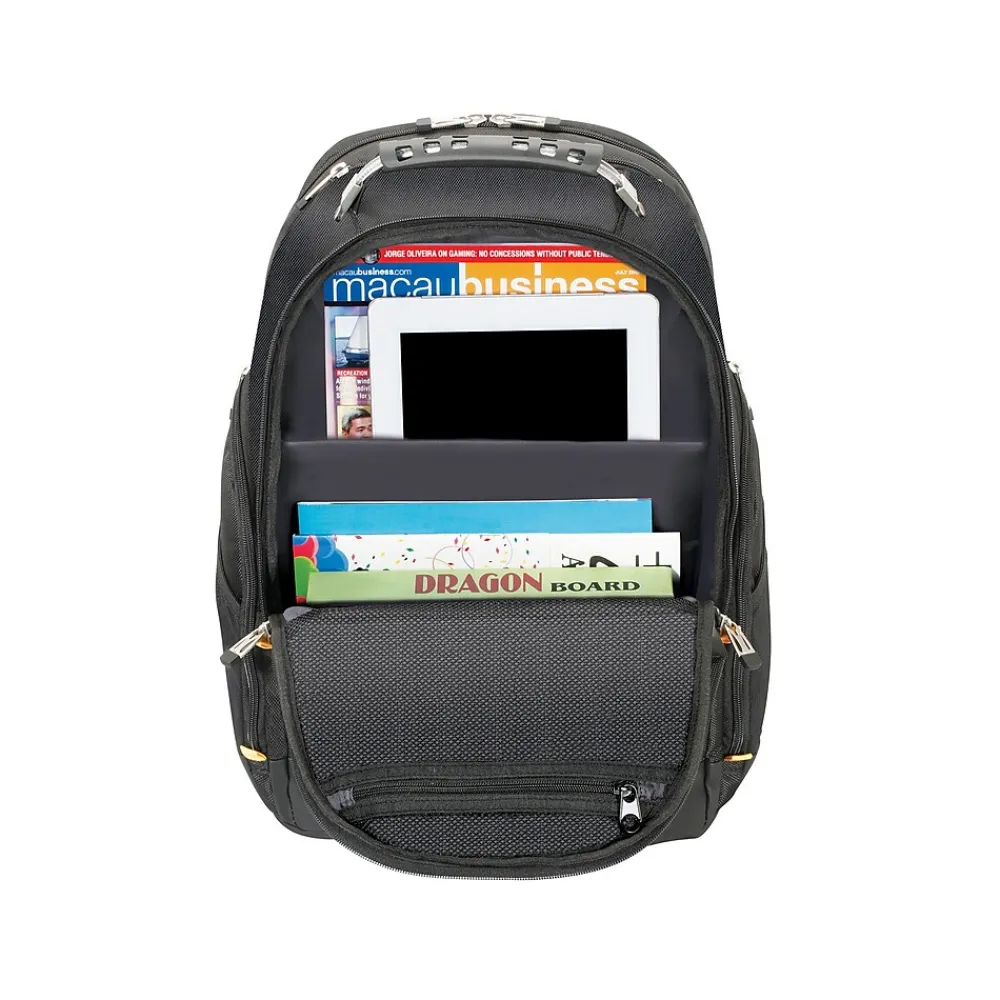 Drifter II Laptop Backpack, Gray/Black Fabric (PSB239US)<Targus Online