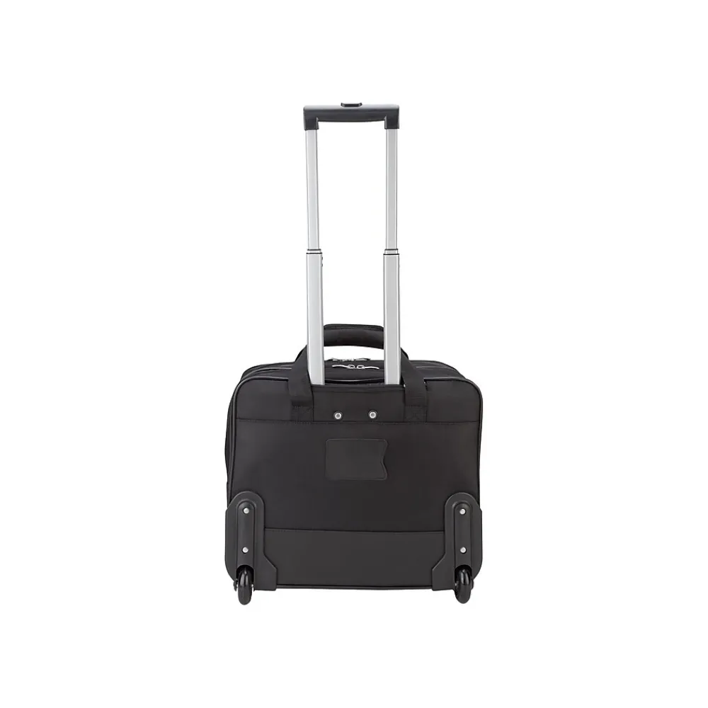 Laptop Rolling Briefcase, Black Polyester (TBR003US)<Targus Clearance