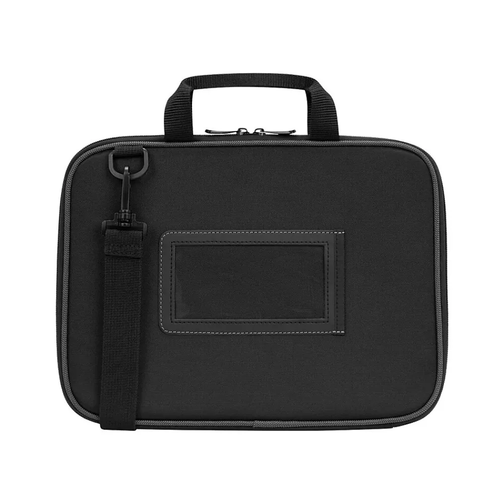Work-in Essentials 11.6" Polyester Laptop Bag, Black/Gray (TED006GL)<Targus Outlet