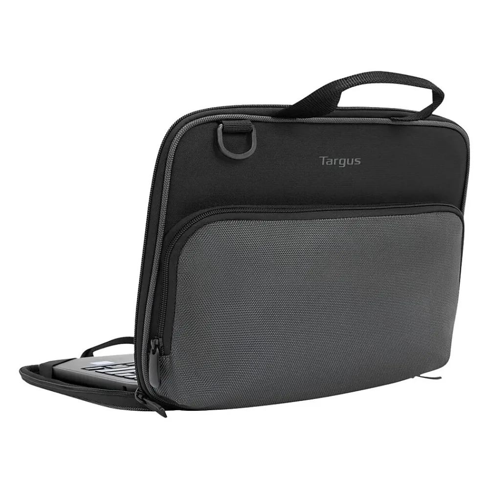 Work-in Essentials 11.6" Polyester Laptop Bag, Black/Gray (TED006GL)<Targus Outlet