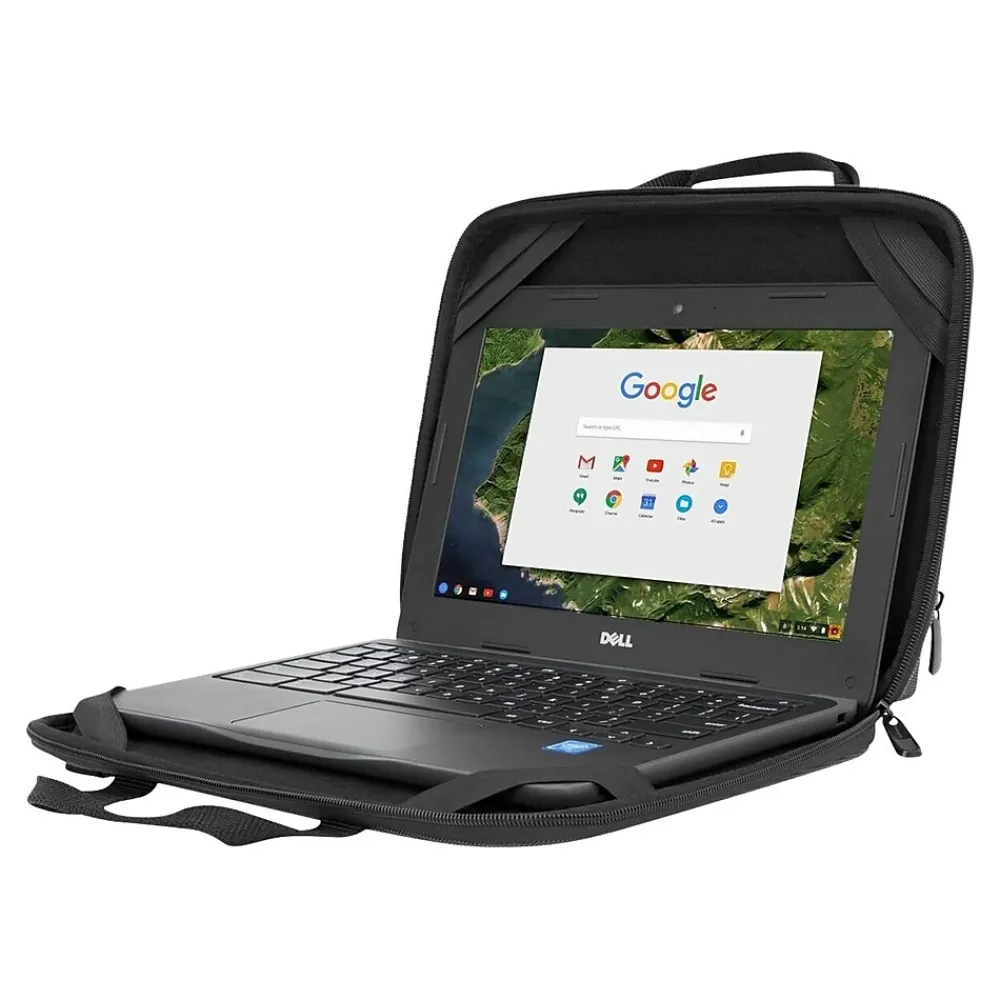 Work-in Essentials 11.6" Polyester Laptop Bag, Black/Gray (TED006GL)<Targus Outlet