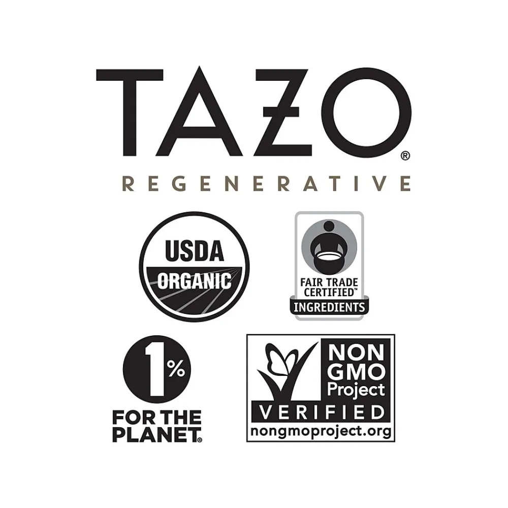 Tazo Earl Gray Black Tea, Tea Bag, 1.38 Oz., 16/Box (10794522003522)