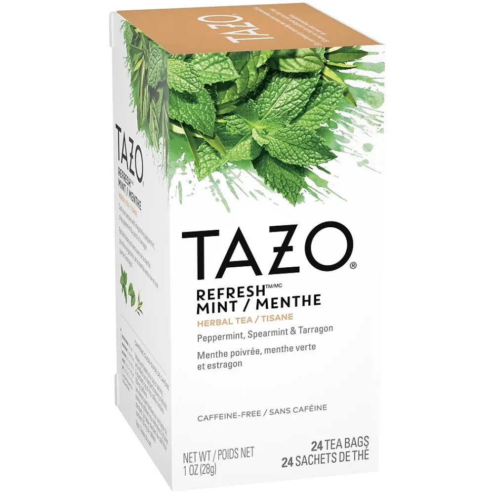 Tazo Refresh Herbal Mint Tea 24 Count (SBK20010)