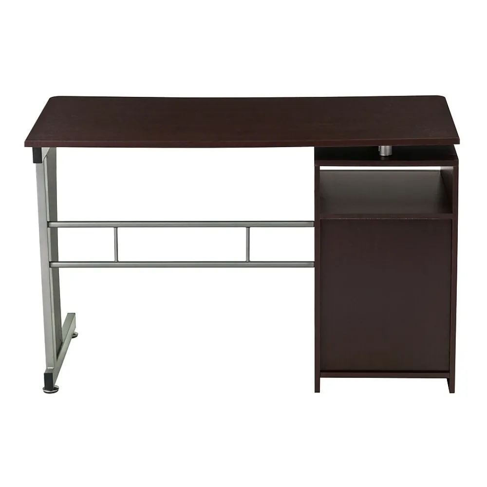 Computer Desks*RTA Techni Mobili 48"W Computer Desk with Ample Storage, Chocolate (-3520-CH36)
