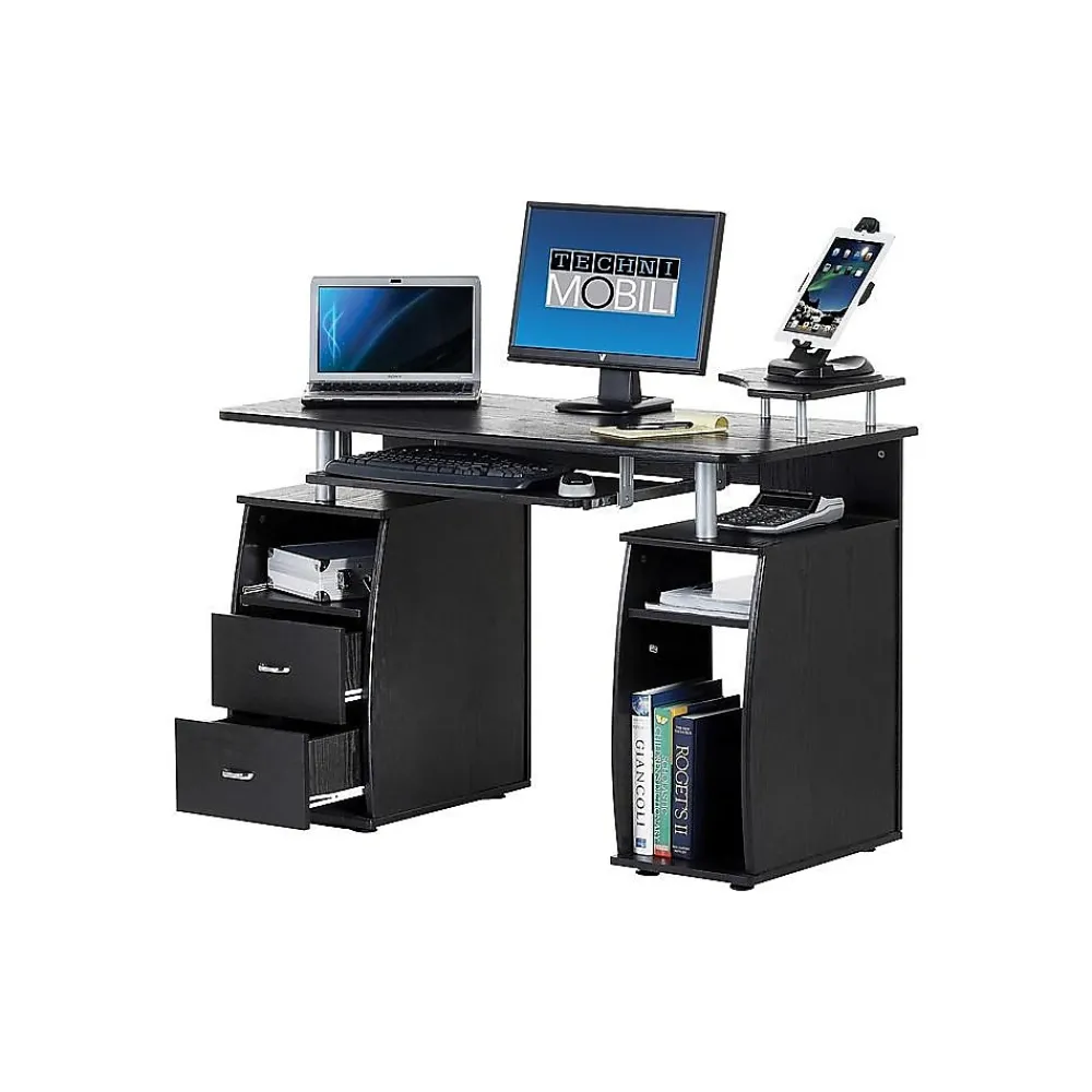 Computer Desks*Techni Mobili 47"W Computer Desk, Espresso (RTA-8211-ES18)