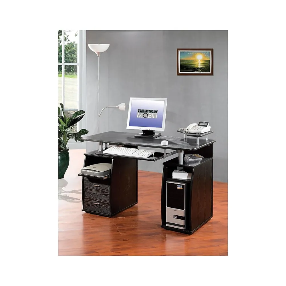 Computer Desks*Techni Mobili 47"W Computer Desk, Espresso (RTA-8211-ES18)