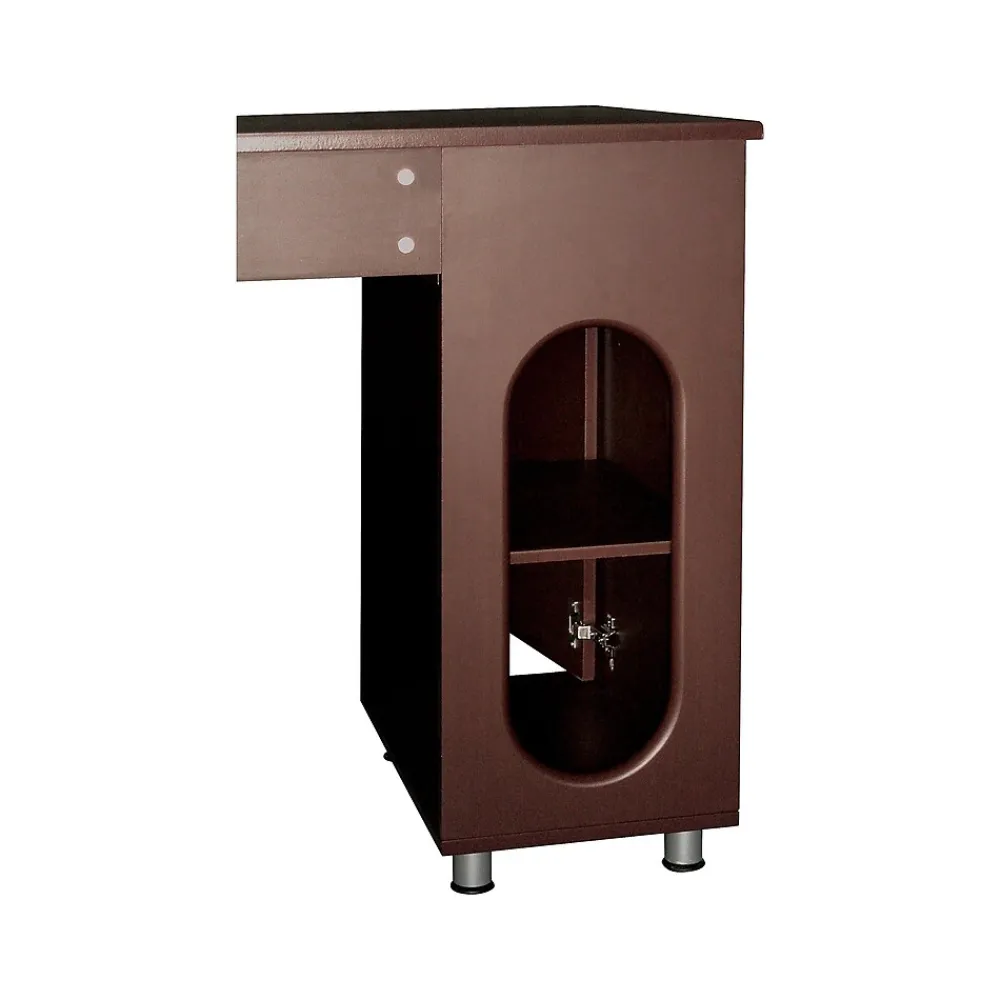 Corner Desks*Techni Mobili 47"W Computer Desk, Chocolate (RTA-4985-CH36)