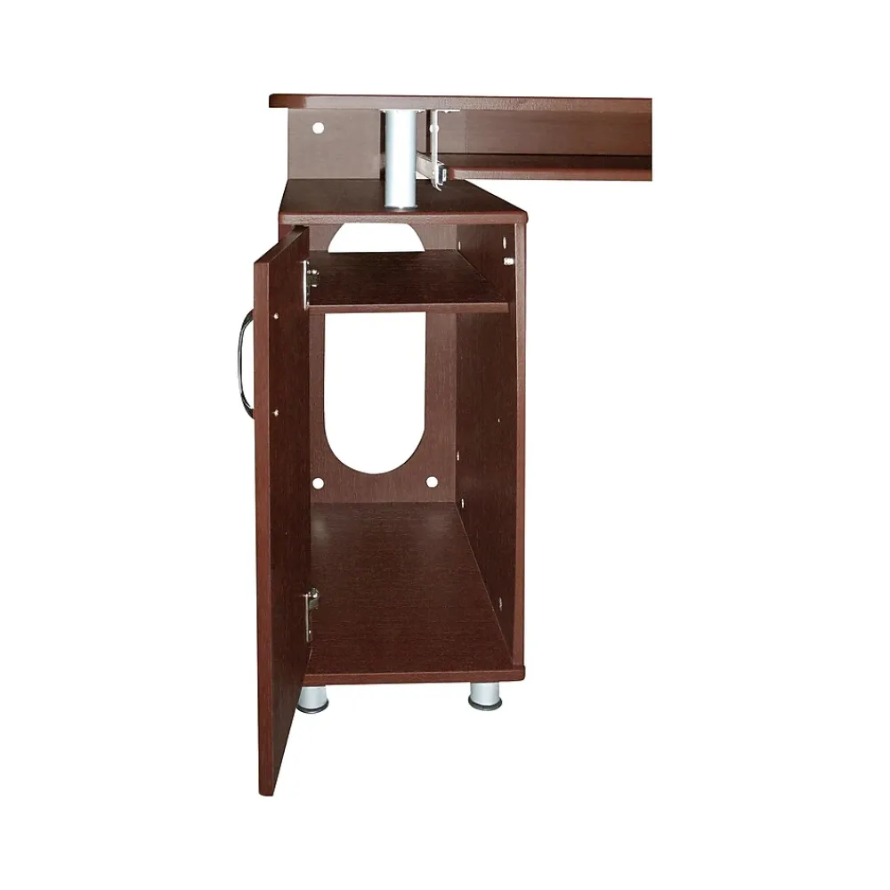 Corner Desks*Techni Mobili 47"W Computer Desk, Chocolate (RTA-4985-CH36)