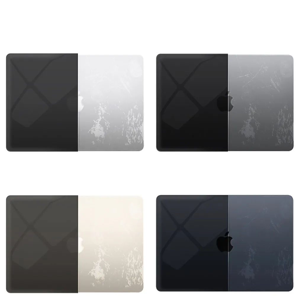 Hard-Shell Case/Keyboard Cover for Apple 15" Macbook Air 2023 M2, (TP-BK-MA15M2)<TechProtectus Clearance
