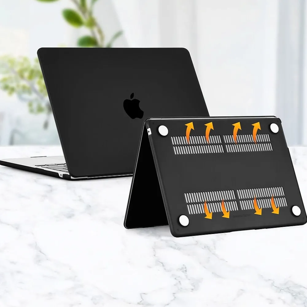 Hard-Shell Case/Keyboard Cover for Apple 15" Macbook Air 2023 M2, (TP-BK-MA15M2)<TechProtectus Clearance