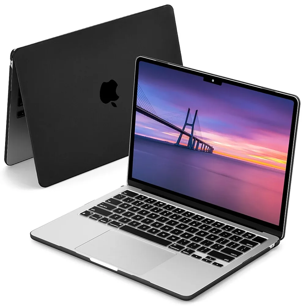 Hard-Shell Laptop Sleeve with Keyboard Cover, Black, (TP-BK-MA13M2)<TechProtectus Online