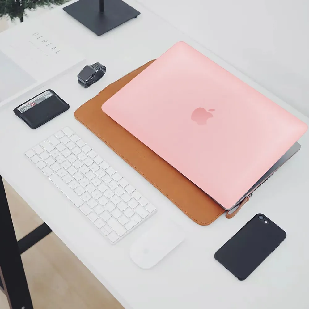 Laptop Case with Keyboard Cover and Screen Protector, Rose Quartz, Plastic (TP-RQ-K-MP14M1)<TechProtectus Hot