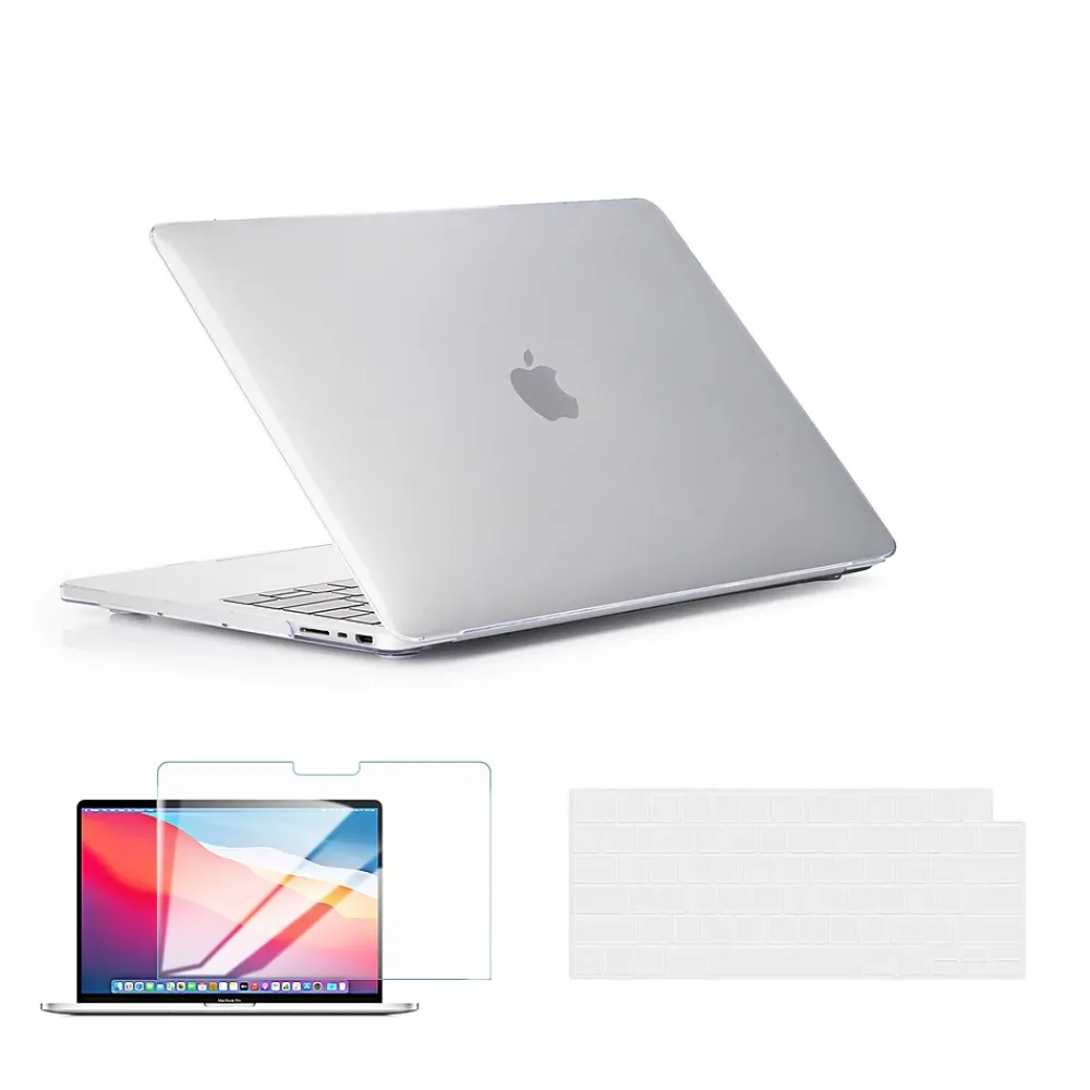 Laptop Case with Keyboard Cover and Screen Protector, Clear, Plastic (TP-CYCL-MP14ST)<TechProtectus Best