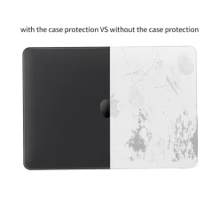 Laptop Case with Keyboard Cover and Screen Protector, Black, Plastic (TP-BK-K-MP14M1)<TechProtectus