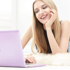 Laptop Case with Keyboard Cover and Screen Protector, Light Purple, Plastic (TP-LP-K-MP13M1)<TechProtectus