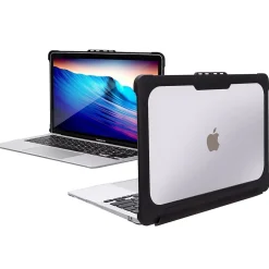 Rugged Laptop Case Black, Plastic (TP-RCL-MP13MA)<TechProtectus