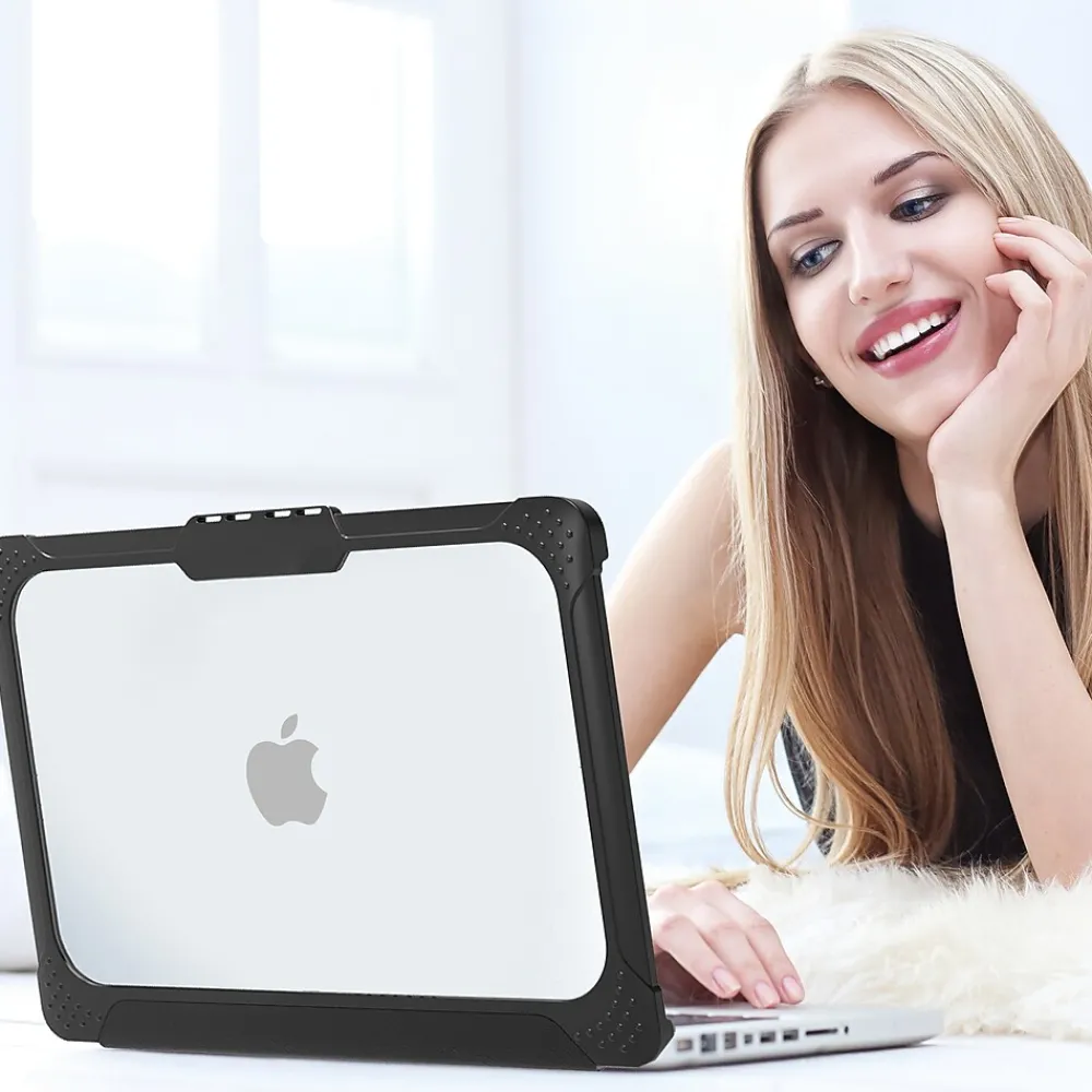 Rugged Laptop Case, Clear, Plastic (TP-RCL-MA13MA)<TechProtectus