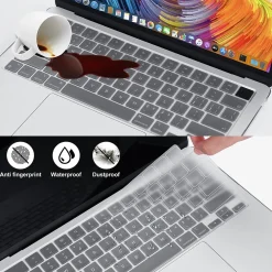 Rugged Laptop Sleeve with Keyboard Cover for Apple 13.6 Macbook Air 2022 M2, Black (TP-RBK-MA13M2)<TechProtectus Clearance