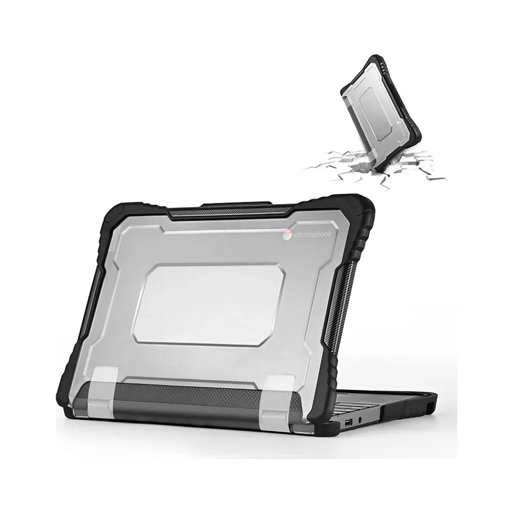 ShockProof 11.6" Laptop Case for Lenovo 300e/300w Gen 4 Chromebook, Shock-Absorbing, Black (TP-LN300EW-G4)<TechProtectus Discount